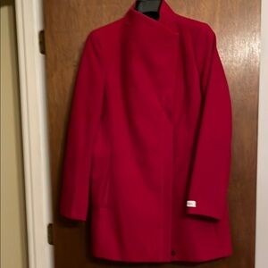 Calvin Klein Red Women's Coat